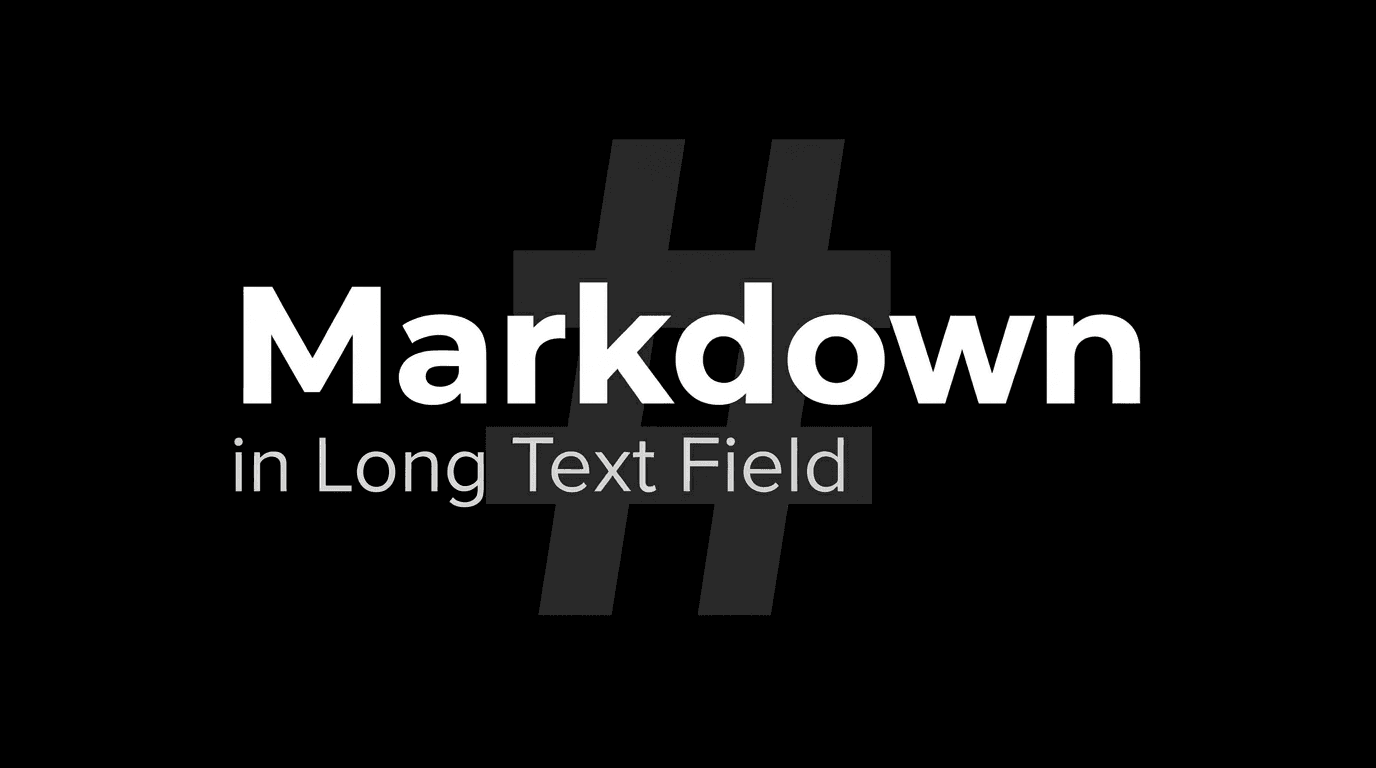 多行文本支持 Markdown