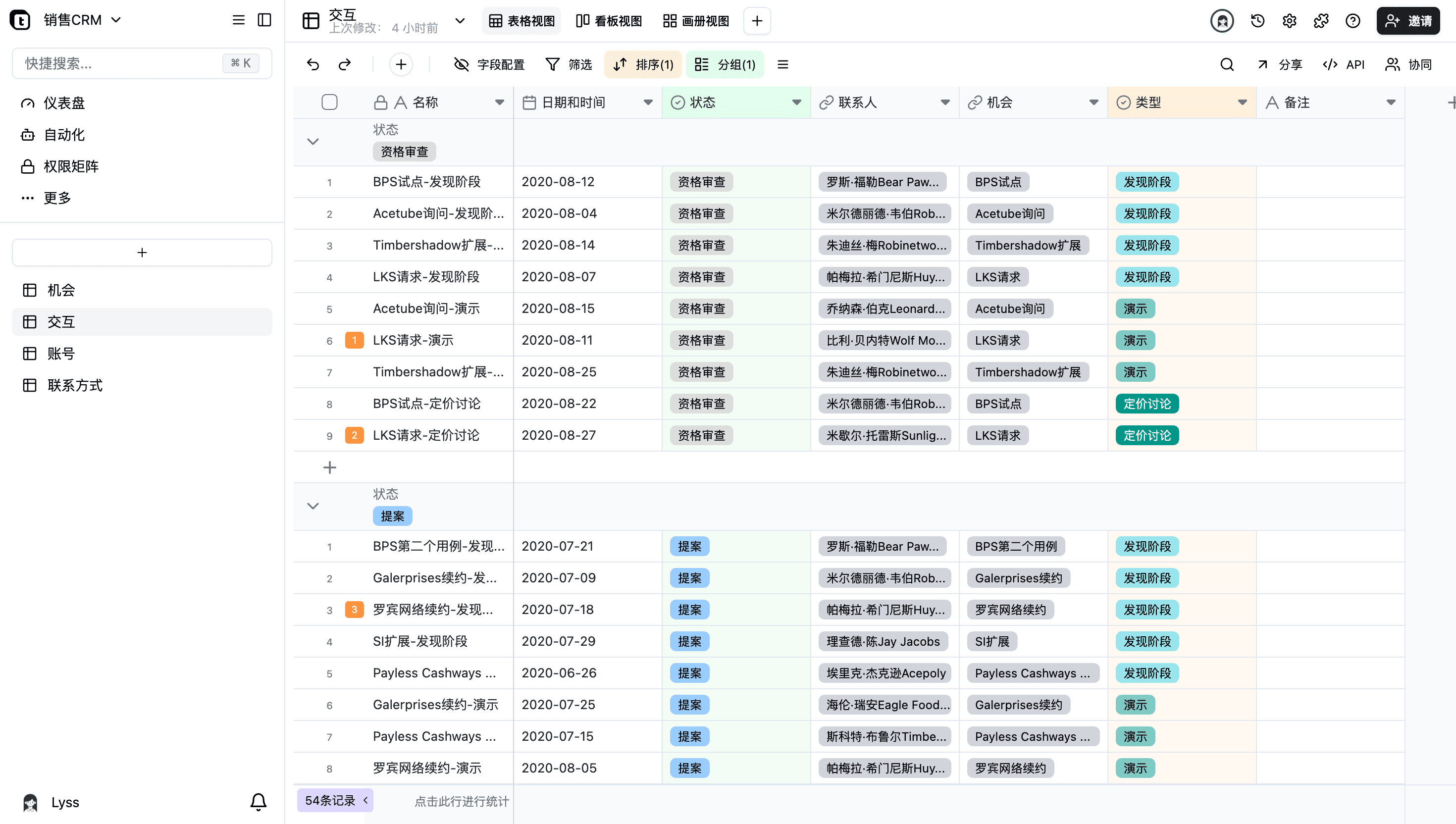客户关系